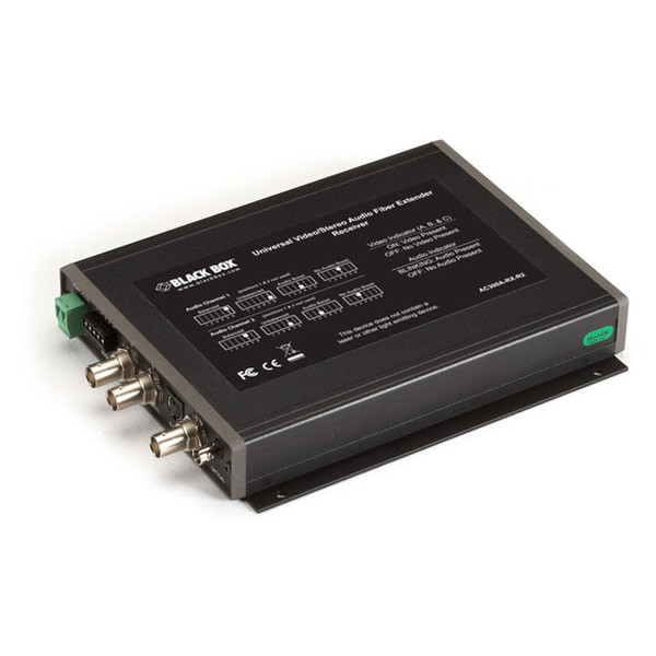 Black Box AC300A-RX-R2 AV receiver Black AV extender