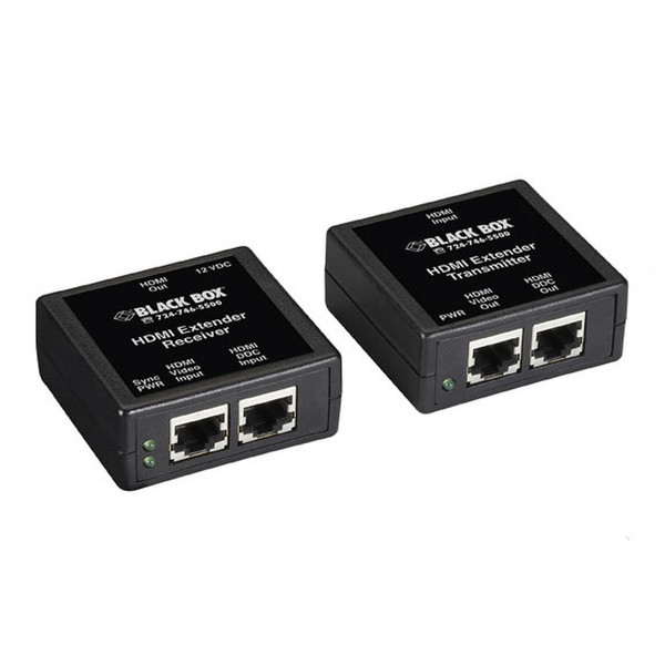 Black Box AC564A-R2 AV transmitter & receiver Schwarz Audio-/Video-Leistungsverstärker