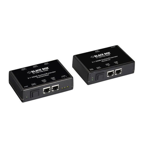 Black Box AC565A AV transmitter & receiver Schwarz Audio-/Video-Leistungsverstärker