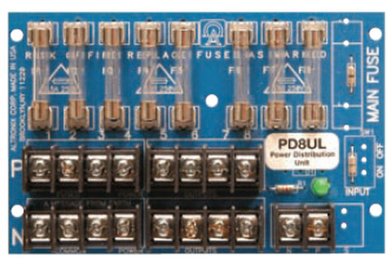 Altronix PD8UL Blue power distribution unit (PDU)