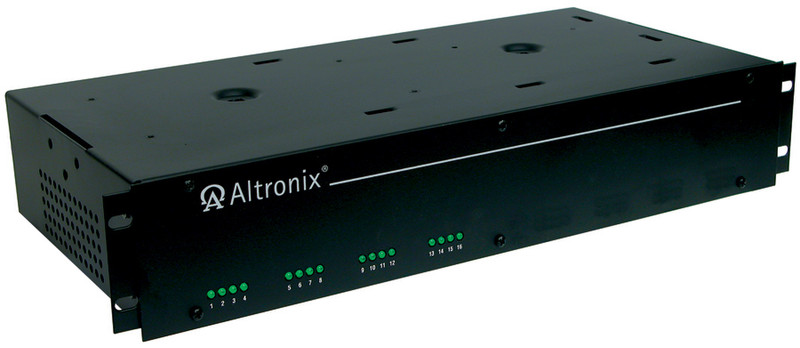 Altronix R2416300UL 16AC outlet(s) Rackmount Black uninterruptible power supply (UPS)