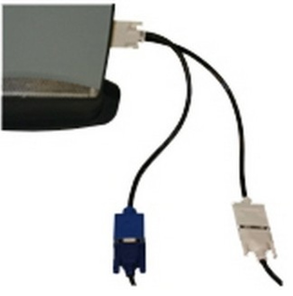 IGEL DVI - DVI + VGA DVI DVI + VGA Черный адаптер для видео кабеля