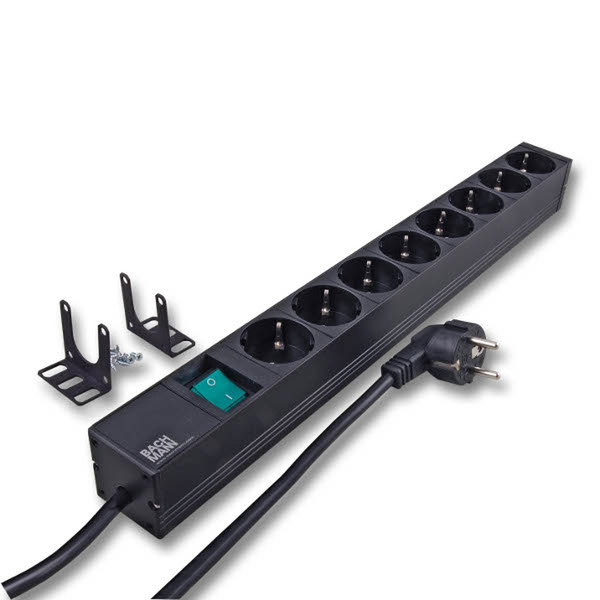 EFB Elektronik 691684 8AC outlet(s) 250V 2m Black surge protector