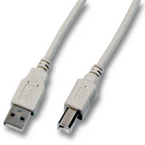 EFB Elektronik 3m, USB A - USB B, M/M 3m USB A USB B Grey