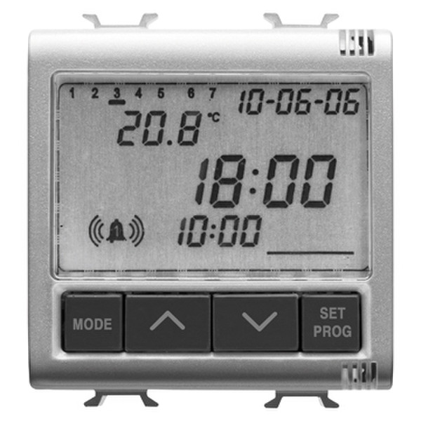 Gewiss GW14708 Titanium alarm clock