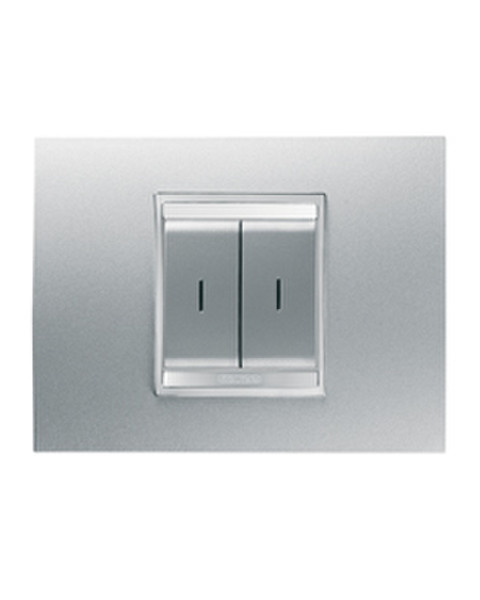 Gewiss GW14807 Titanium push-button panel