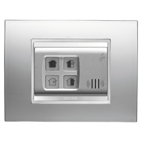 Gewiss GW14867 Titanium push-button panel