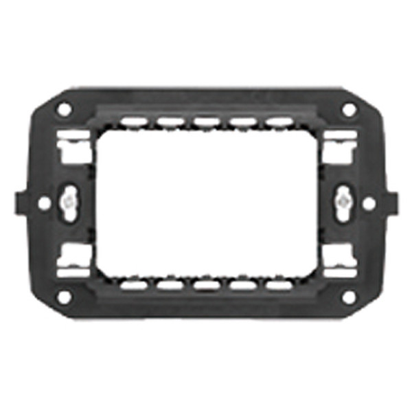 Gewiss GW16803 Black switch plate/outlet cover