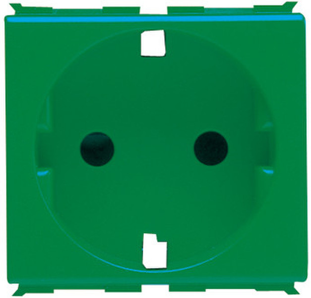 Gewiss GW20283 Тип F (Schuko) Зеленый розеточная коробка