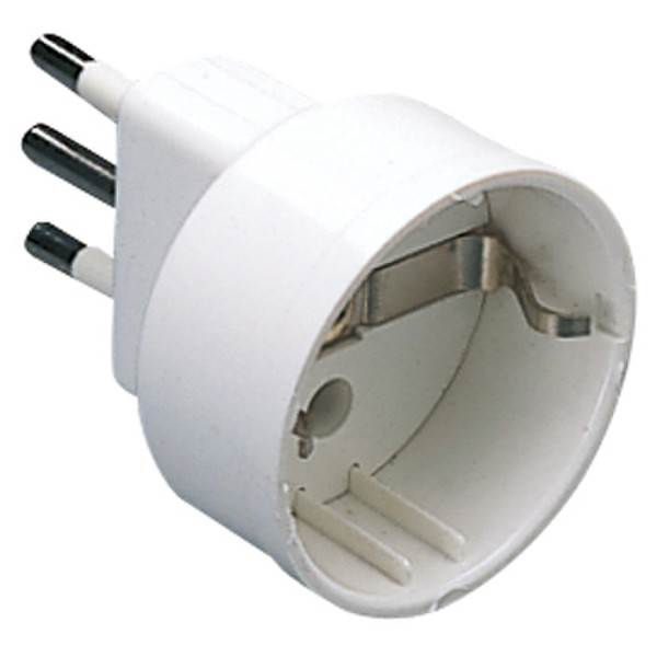Gewiss GW28409 Type L (IT) Type K (DK) White power plug adapter