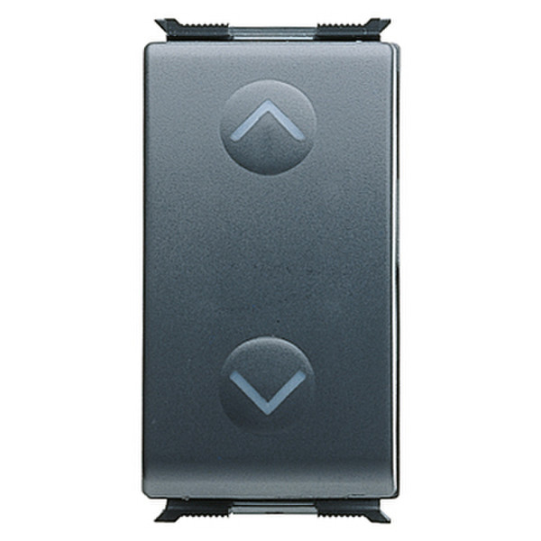 Gewiss GW30016 Black 1 push-button panel
