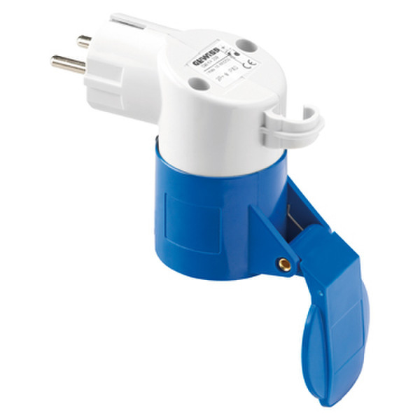 Gewiss GW64209 Type E (FR) Blue power plug adapter