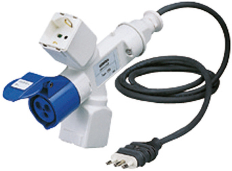 Gewiss GW64263 4AC outlet(s) Blue power extension