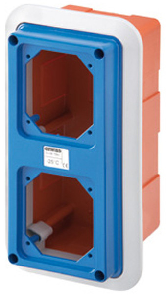 Gewiss GW66743N Синий розеточная коробка
