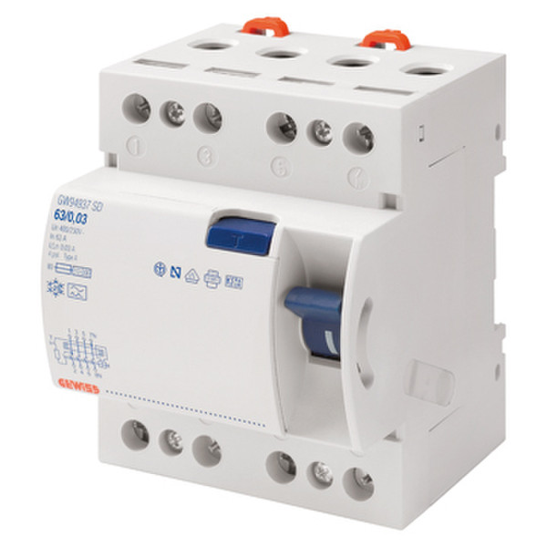 Gewiss GW94940 4P Blue,White electrical switch