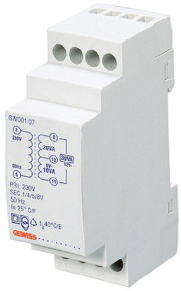 Gewiss GW96421 12V voltage transformer