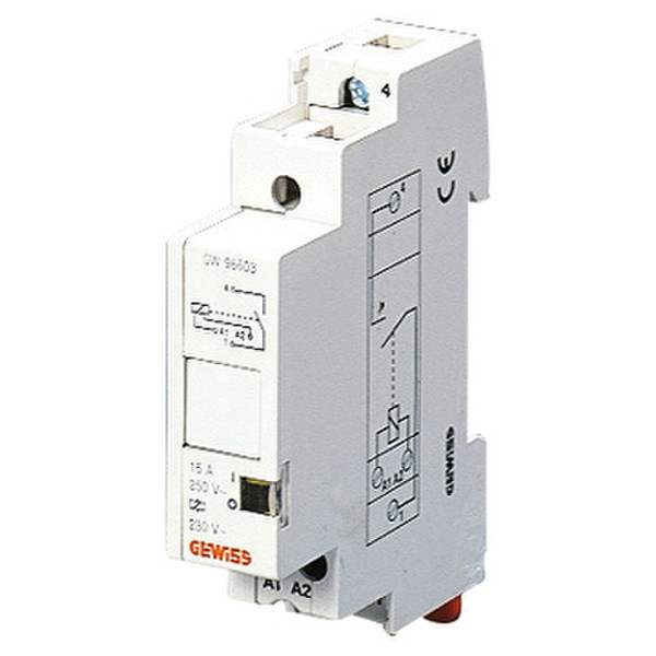 Gewiss GW96602 White electrical relay