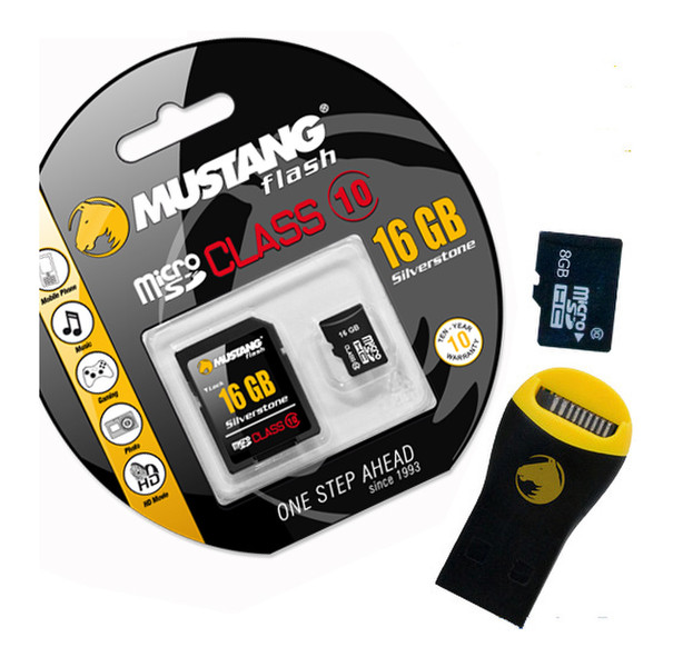 Mustang 16GB microSDHC Bundle USB 3.0 Черный устройство для чтения карт флэш-памяти