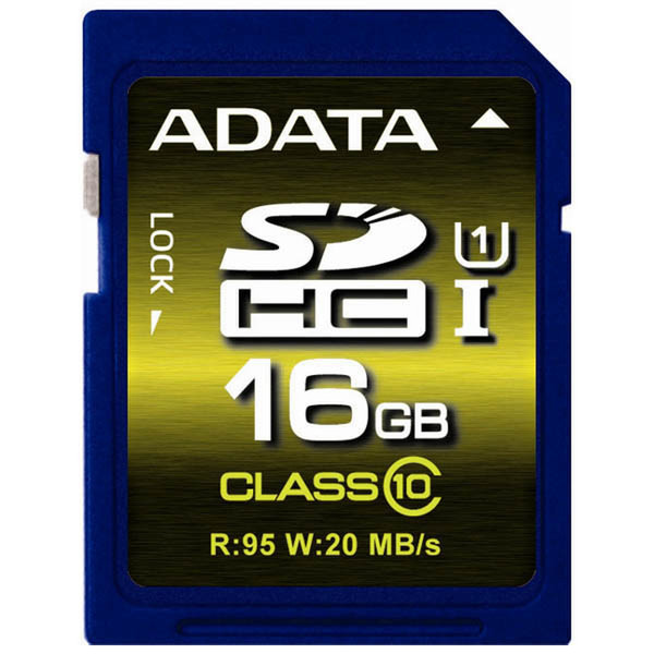 ADATA SDHC 16GB 16ГБ SDHC UHS Class 10 карта памяти