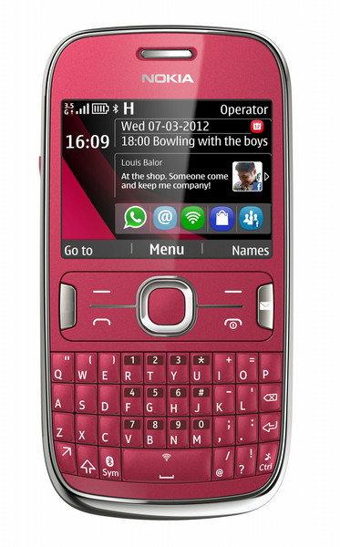 Nokia Asha 302 Красный