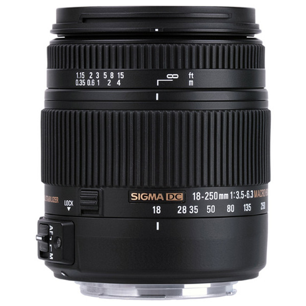 Sigma 18-250mm F3.5-6.3 DC Macro OS HSM SLR Schwarz