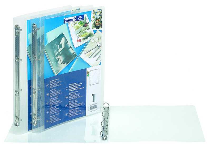 Favorit Hawai Transparent ring binder