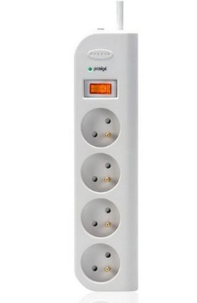 Belkin F9E400FR1M 4AC outlet(s) 230V 1m White surge protector