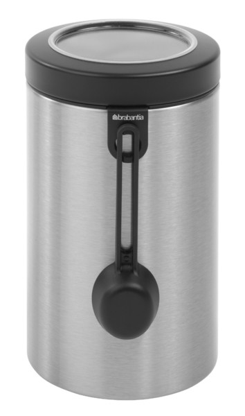 Brabantia 1.7L Canister with Magnetic Measuring Spoon Set of 4