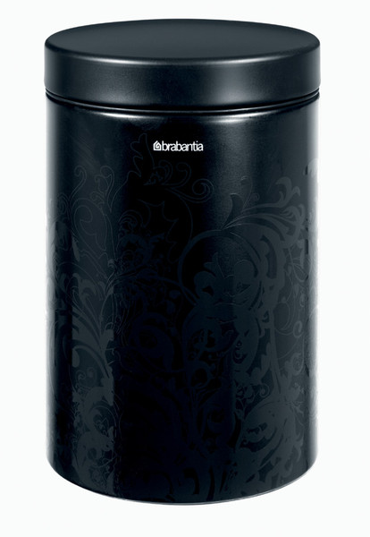 Brabantia Black Silhouette 1.4 Liter Canister (6 Pcs)