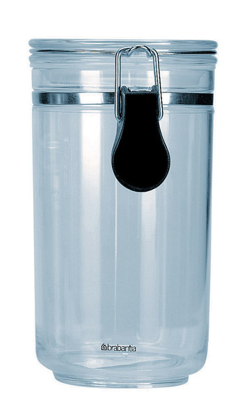 Brabantia Clear Clip Canister Set, 4 pcs