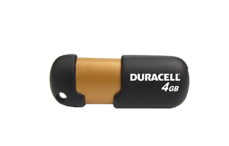 Duracell 4GB USB 2.0 4GB USB 2.0 Type-A Black,Copper USB flash drive