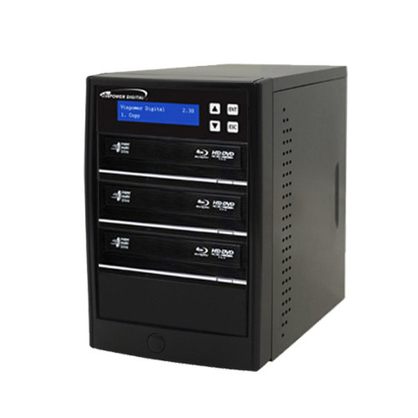 Vinpower Digital Econ SATA Blu-Ray/DVD/CD 1-3 Optical disc duplicator Black