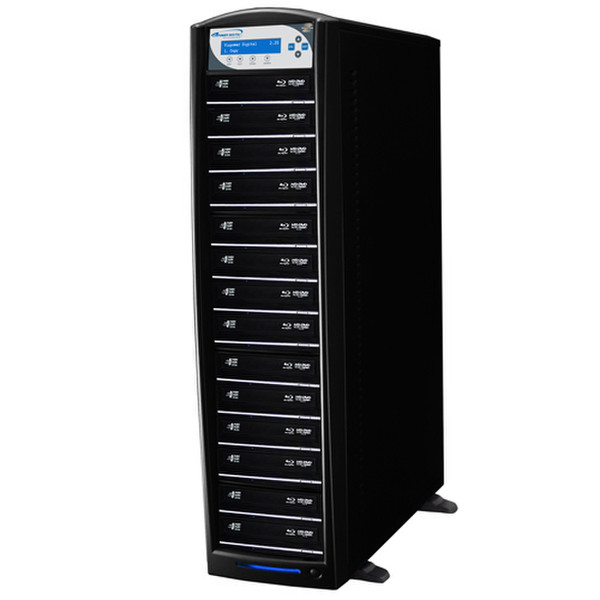 Vinpower Digital SharkNet LightScribe Blu-ray/DVD/CD HDD:14 Optical disc duplicator Black