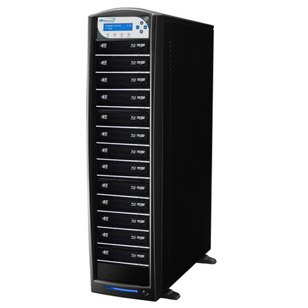 Vinpower Digital SharkNet LightScribe Blu-ray/DVD/CD HDD:13 Optical disc duplicator Black