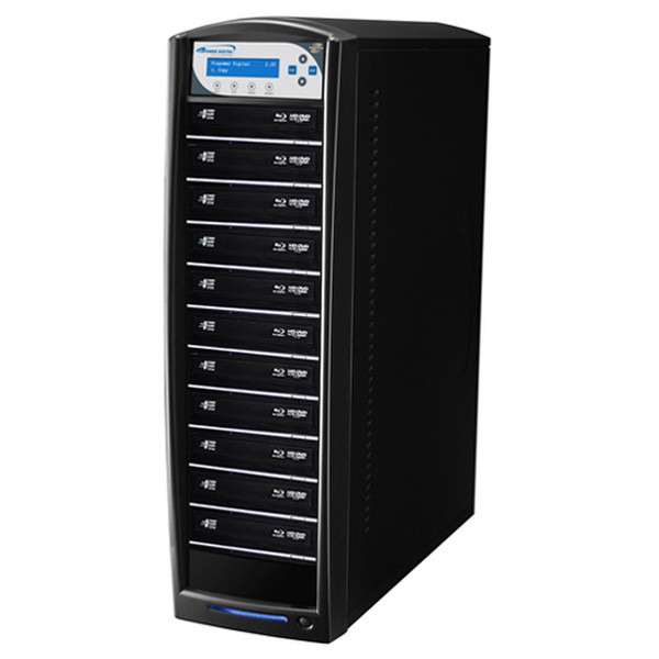 Vinpower Digital SharkNet LightScribe Blu-ray/DVD/CD HDD:11 Optical disc duplicator Black