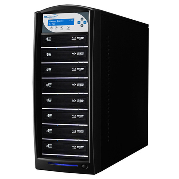 Vinpower Digital SharkBlu SATA Blu-ray/DVD/CD HDD-8 HDD duplicator Black