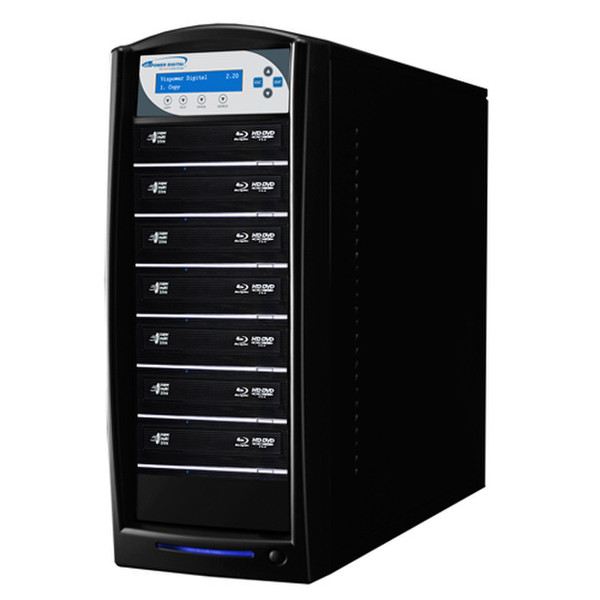Vinpower Digital SharkBlu SATA BDXL Blu-ray/DVD/CD HDD-7 HDD duplicator Black