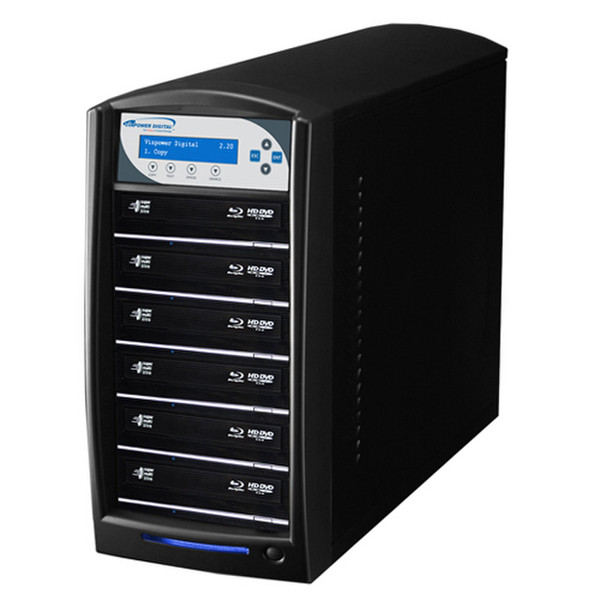 Vinpower Digital SharkBlu SATA BDXL Blu-ray/DVD/CD HDD-6 HDD duplicator Black