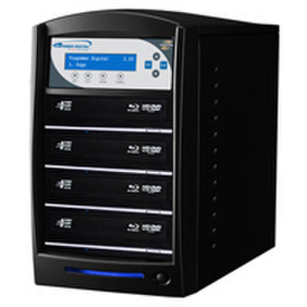 Vinpower Digital SharkBlu LightScribe Blu-ray/DVD/CD HDD:4 Optical disc duplicator Black
