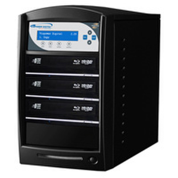 Vinpower Digital SharkBlu LightScribe Blu-ray/DVD/CD HDD:3 Optical disc duplicator Black