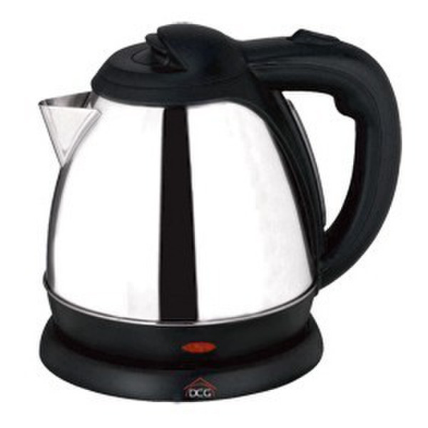 DCG Eltronic WK6278 1.2L Black,Stainless steel 1500W electrical kettle