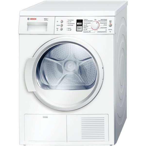 Bosch WTE8632PEE Freistehend Frontlader 7kg B Weiß Wäschetrockner