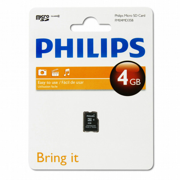 Philips Карты памяти Micro SD FM04MD35B/97