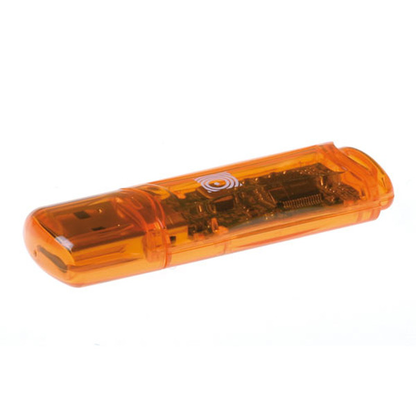 Intronics SB3169 64GB USB 2.0 Typ A Orange,Transparent USB-Stick