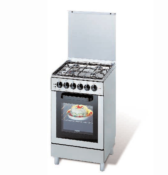 Zoppas PX55AS Freestanding Gas hob Stainless steel cooker