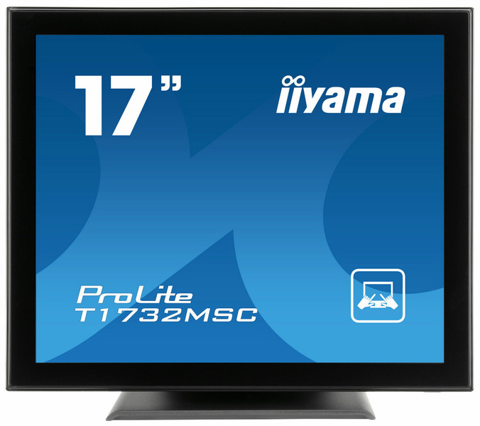 iiyama ProLite T1732MSC-B1 17Zoll 1280 x 1024Pixel Tisch Schwarz Touchscreen-Monitor