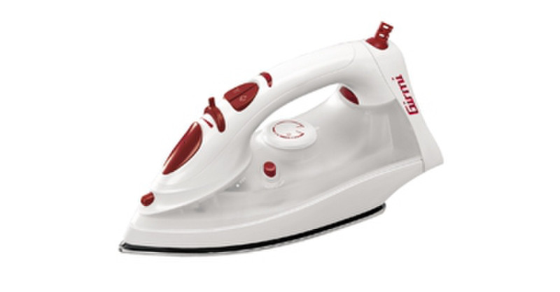 Girmi ST27 Dry & Steam iron Stainless Steel soleplate 2200W Red,White iron