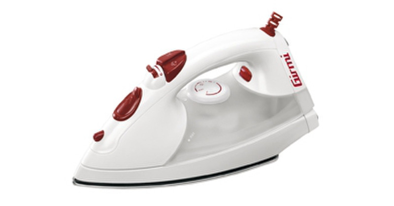 Girmi ST25 Dry & Steam iron Stainless Steel soleplate 2000W Red,White iron