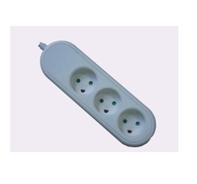 Microconnect GRU0033WDK 3AC outlet(s) 3m White power extension