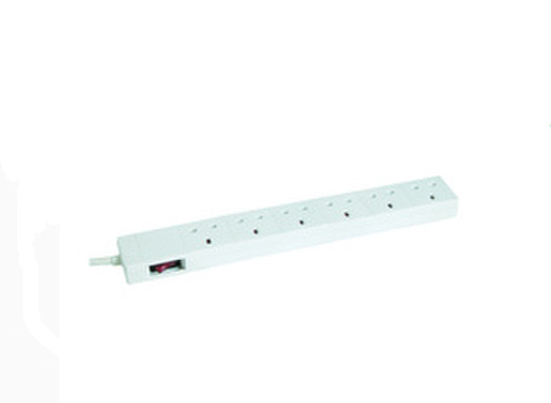 Microconnect GRU0063WUK 6AC outlet(s) 3m White power extension